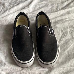 black slip on vans